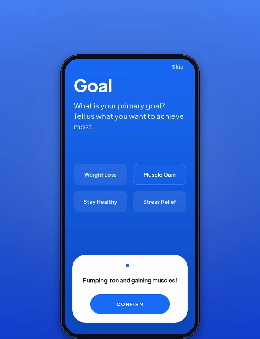 Steplike — goal onboarding